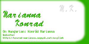 marianna konrad business card
