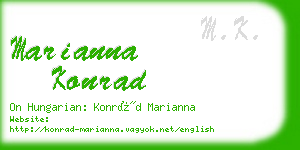 marianna konrad business card